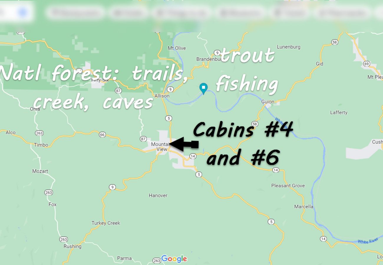 Cabin in Mountain View - #04 Pinewood Arkansas Traveler
